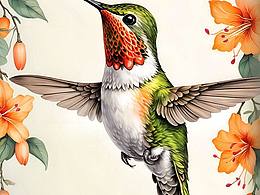 高清壁紙｜蜂鳥(niǎo)