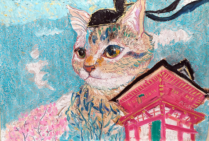 吾辈是猫06(图ZMTE1NjA1NzUy) - 创作习作 - 站酷设计师Asch修原创素材 - 站酷ZCOOL