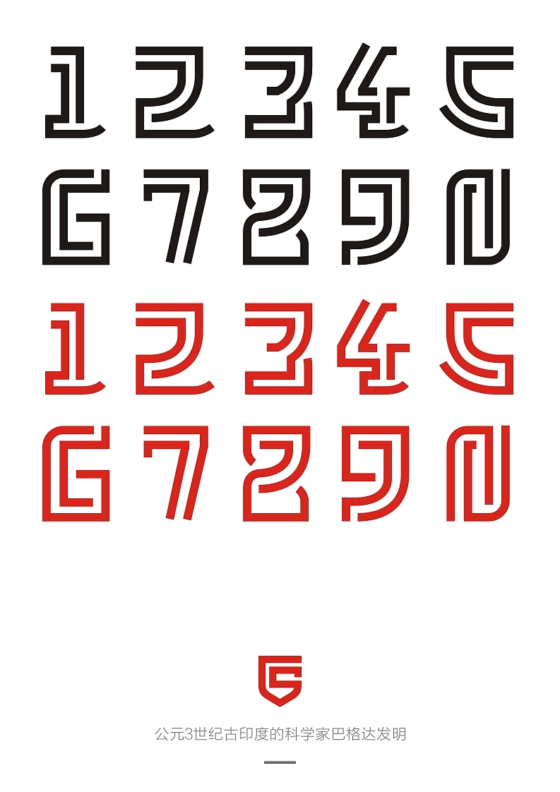 阿拉伯数字设计