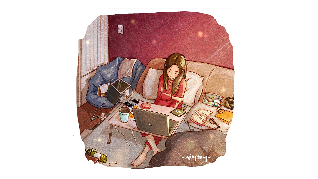 平凡日记|插画|创作习作|_清汤静香_ - 原创作品 - 站酷 (zcool)