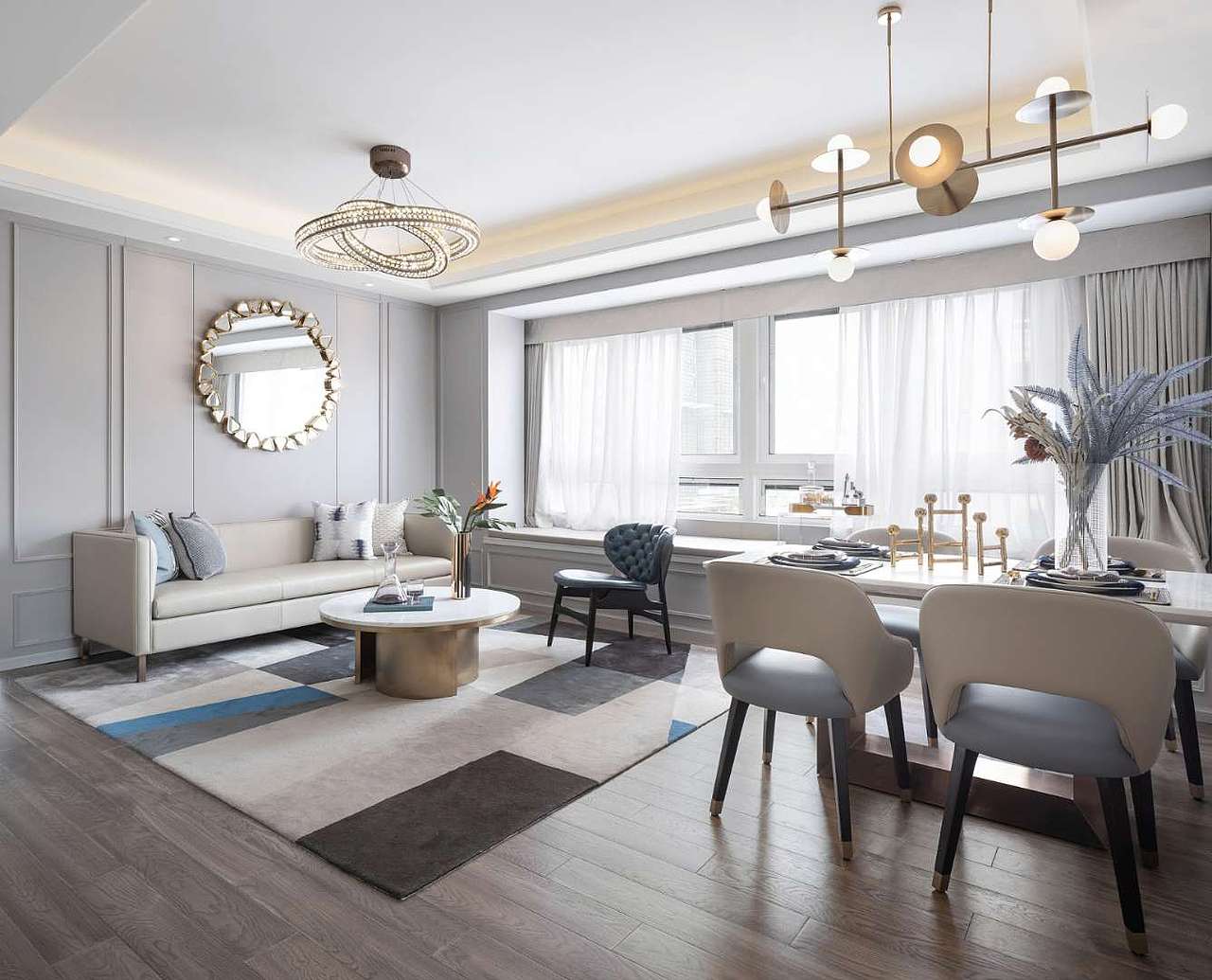 小户型现代轻奢风