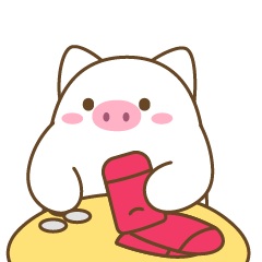 微信表情——小猪怀特3(鸡年春节版)