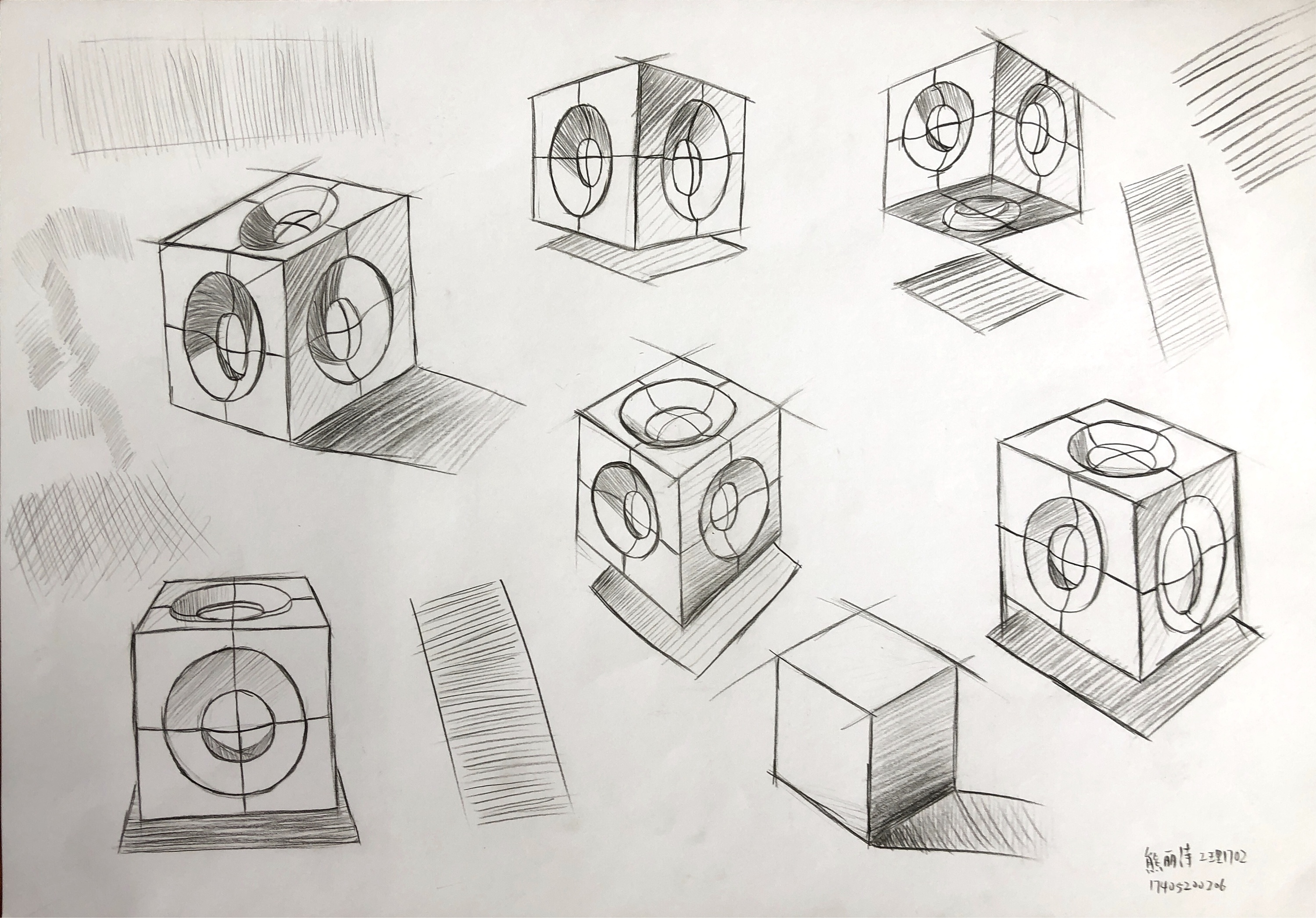 工业设计设计素描作品