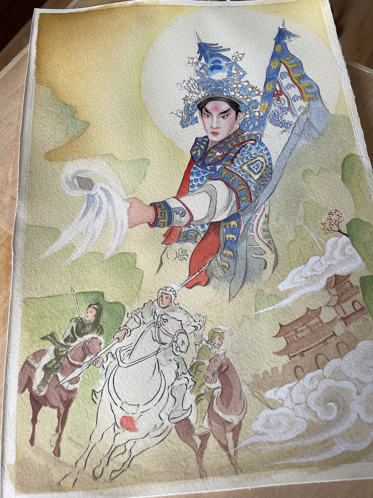 原创插画,武神赵子龙