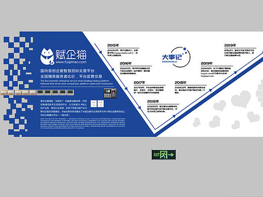 平面设计师孙召聪形象墙王刚代言赋企猫
