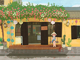 插画分享｜小店的夏天