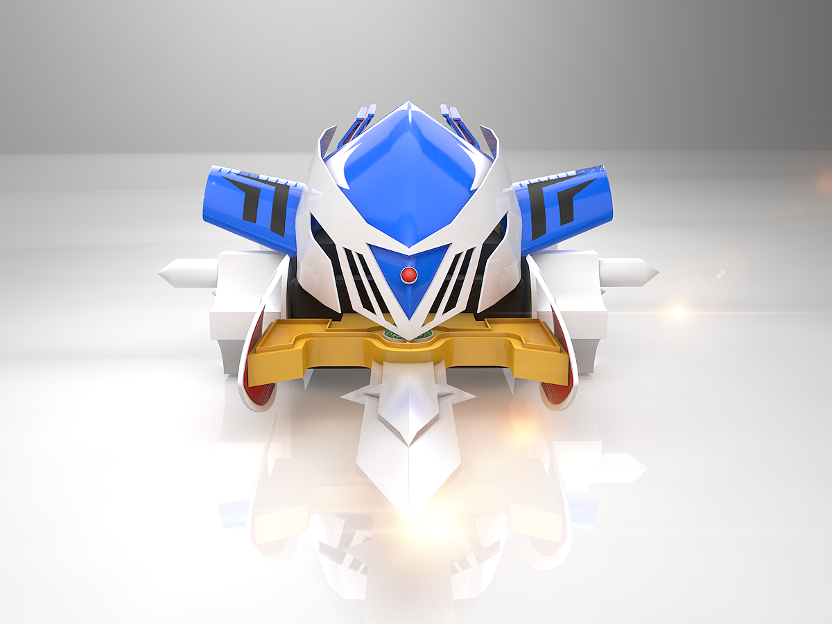 激斗战车-霹雳神鹰 c4d练习