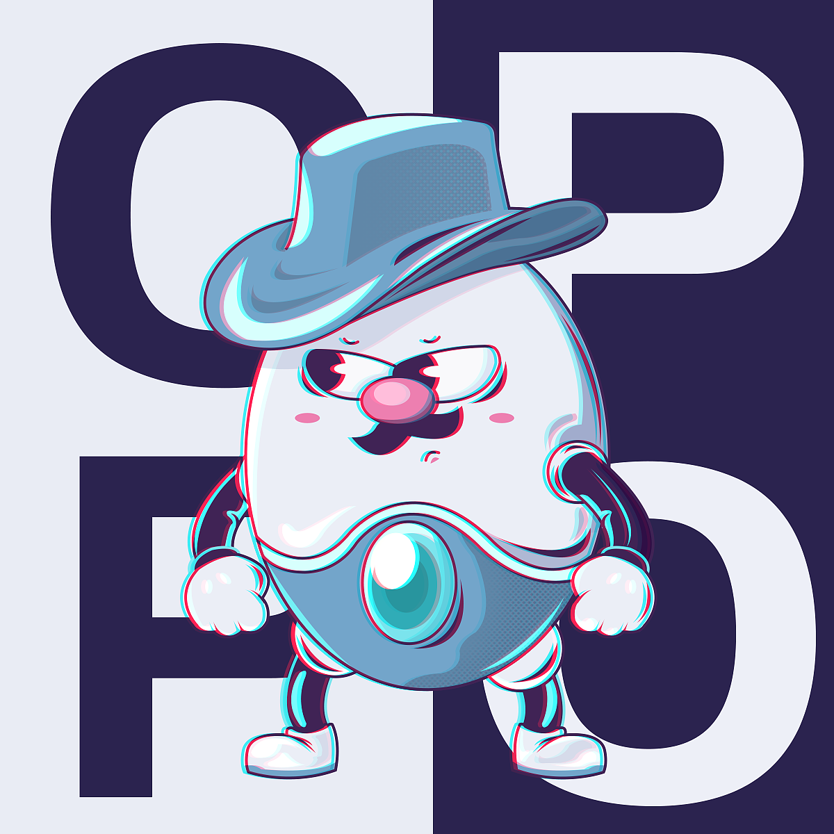 OPPO Enco free 耳机真有一套《小欧之宇宙赏金猎人》（图ZMTkxMjk5OTYw） - 图案 - 站酷设计师空中见原创素材 - 站酷ZCOOL