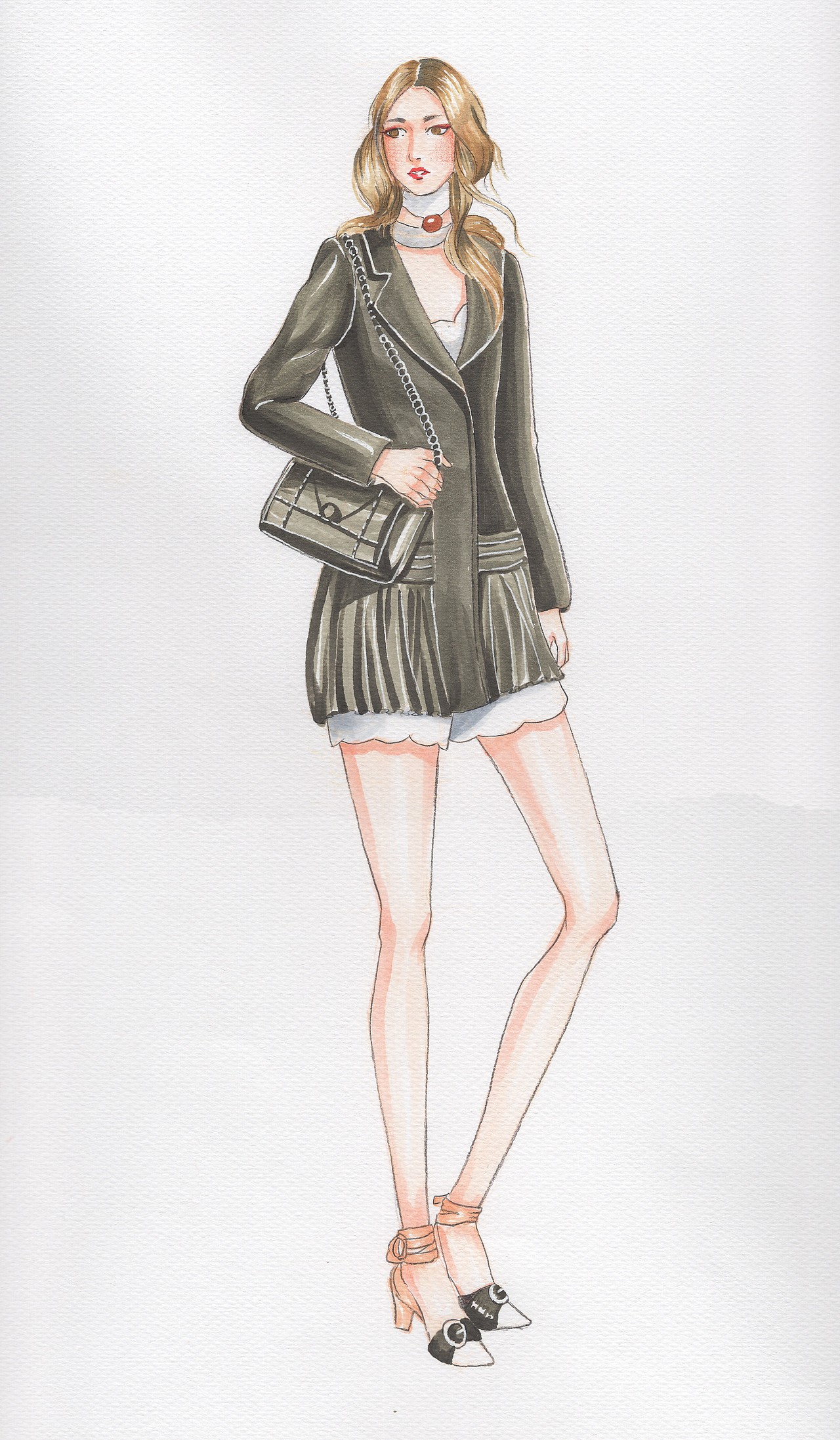 多张服装插图集合（图ZMTEwODgyMDA0） - 休闲/流行服饰 - 站酷设计师萌主大人_DEMO原创素材 - 站酷ZCOOL