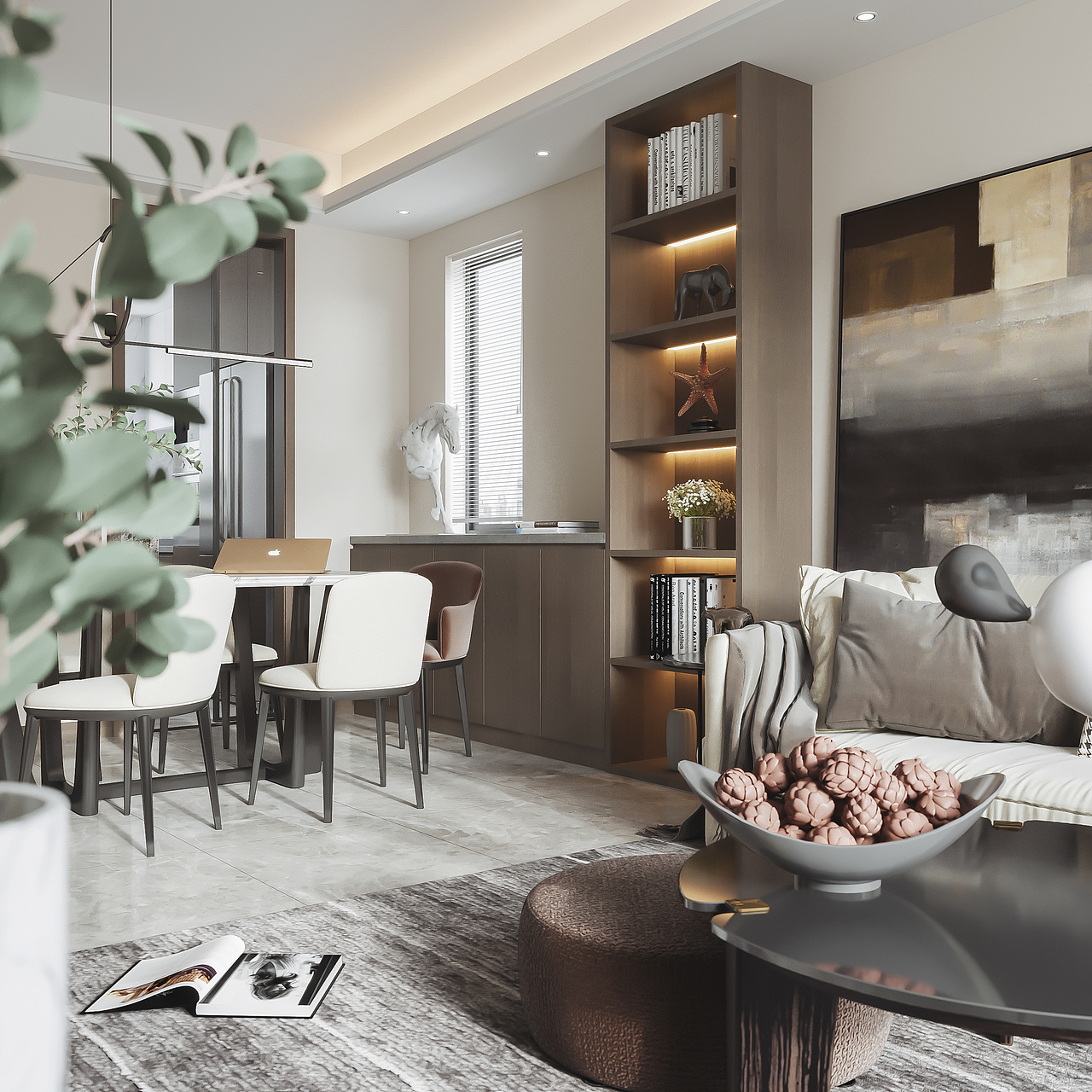 现代北欧风格效果图（图ZMTY4NzEwNzE2） - 家装设计 - 站酷设计师呜叽唛叽原创素材 - 站酷ZCOOL