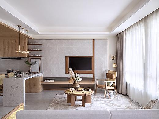 EHOO易虎设计 | 彰泰白鹭湾下叠样板间