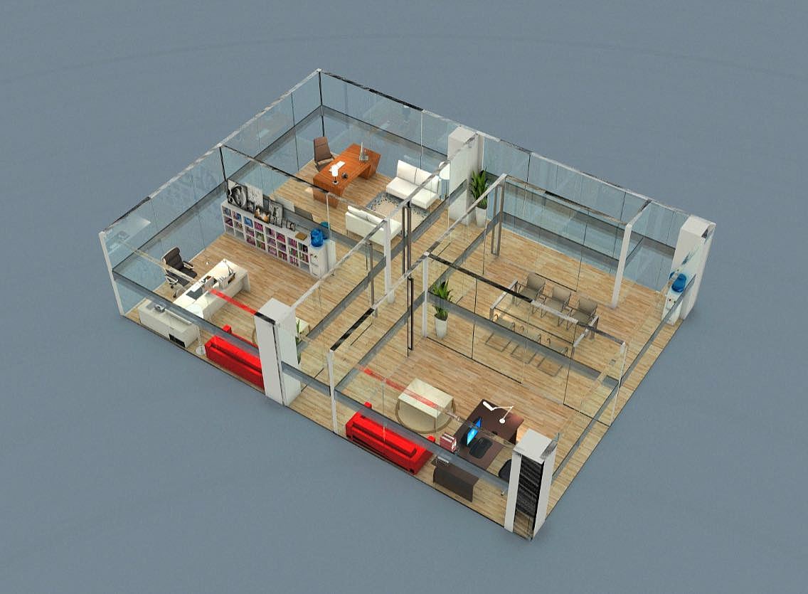 4s店模型|空间|展示设计 |木子m0on - 原创作品 - 站酷 (zcool)