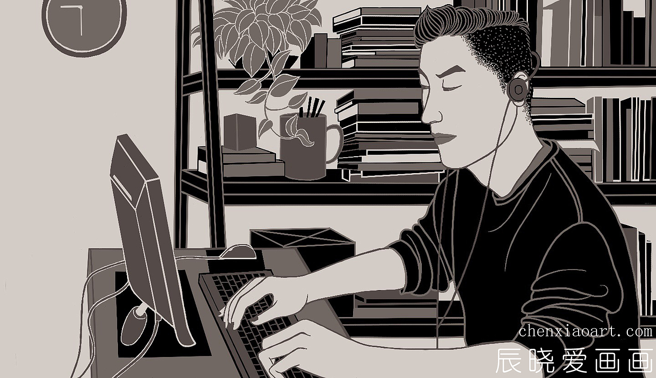 辰晓爱画画 原创作品（图ZNzY3NjExNDQ=） - 新锐潮流插画 - 站酷设计师辰晓原创素材 - 站酷ZCOOL