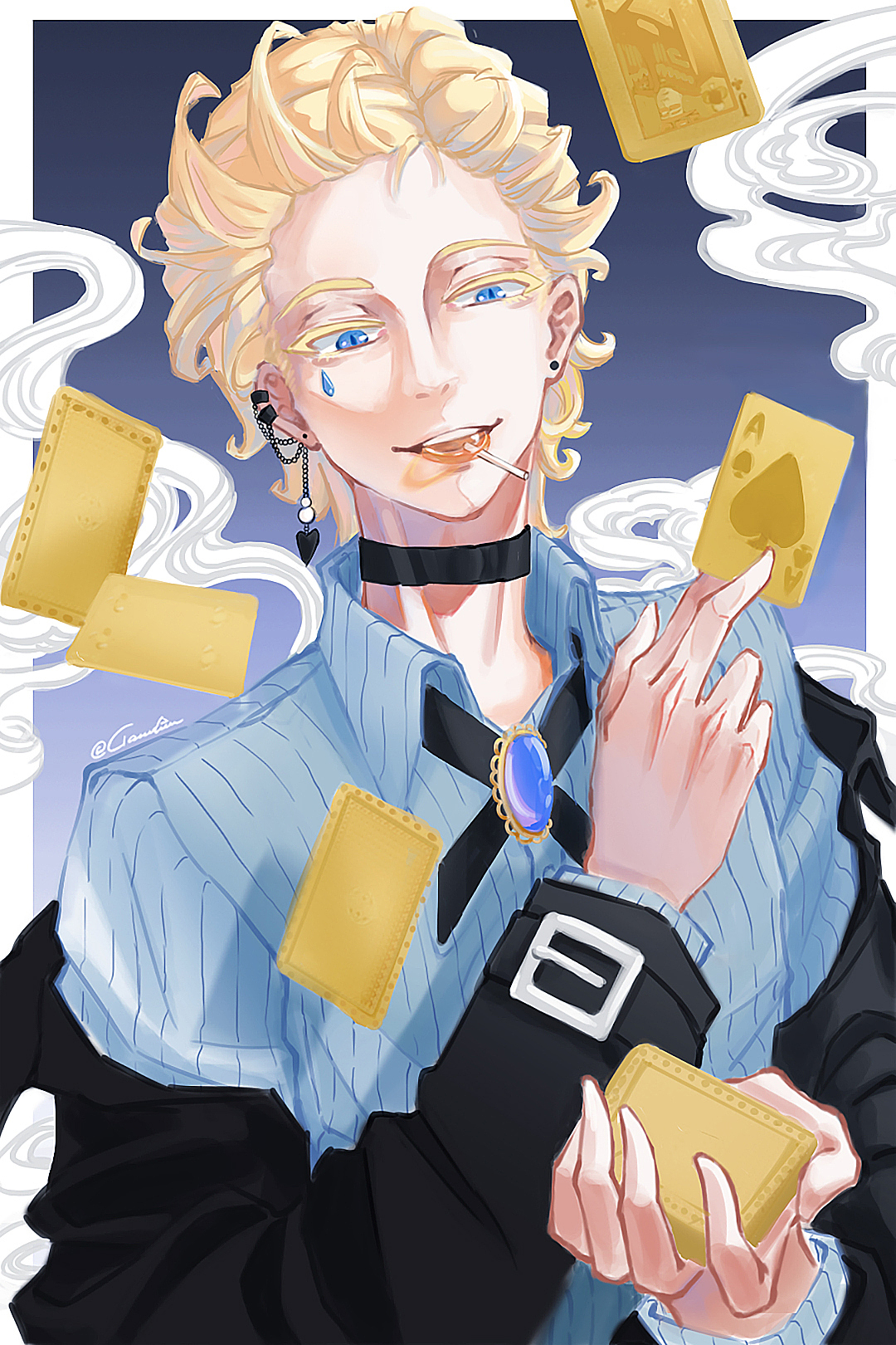 【板绘】欧豪气息的牌局