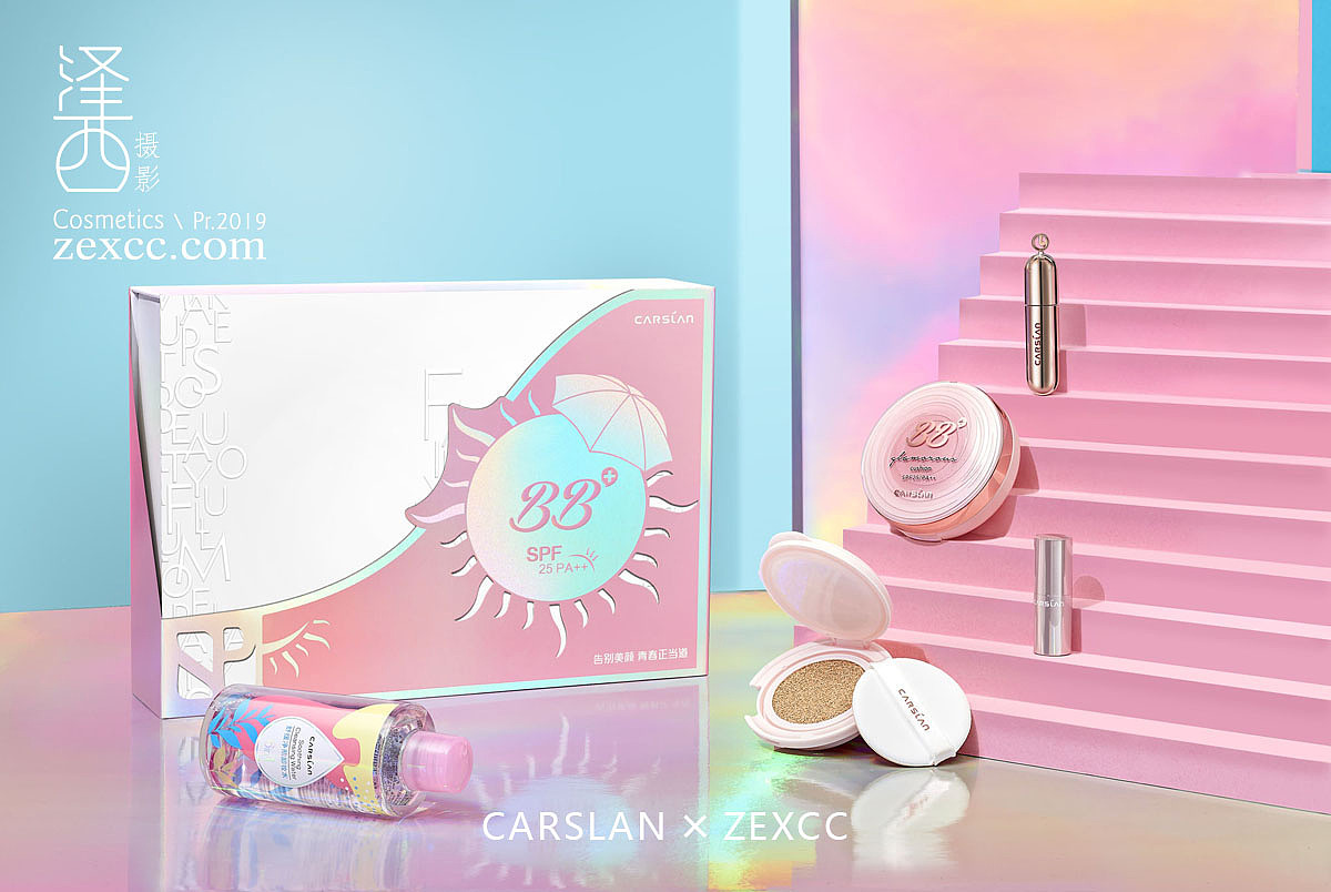 卡姿兰BB套盒 ✖ ZEXCC | 泽西摄影 新美妆视觉（图ZMTc1NDU3MDg0） - 产品摄影 - 站酷设计师广州泽西摄影原创素材 - 站酷ZCOOL