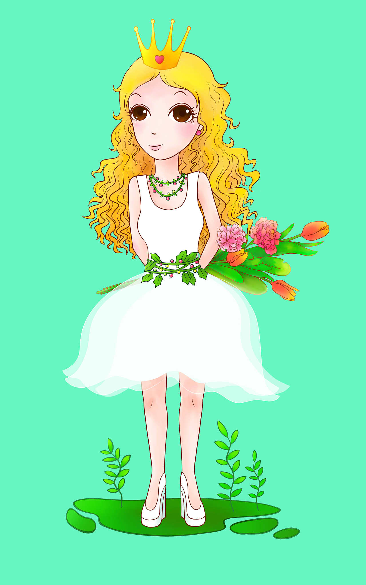 小公主|插画|绘本|ylang - 原创作品 - 站酷 (zcool)