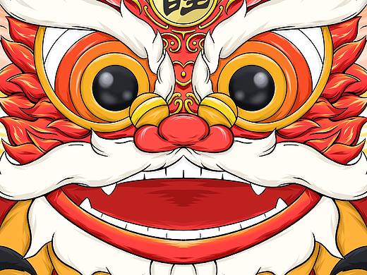 虎年插画-虎虎生威