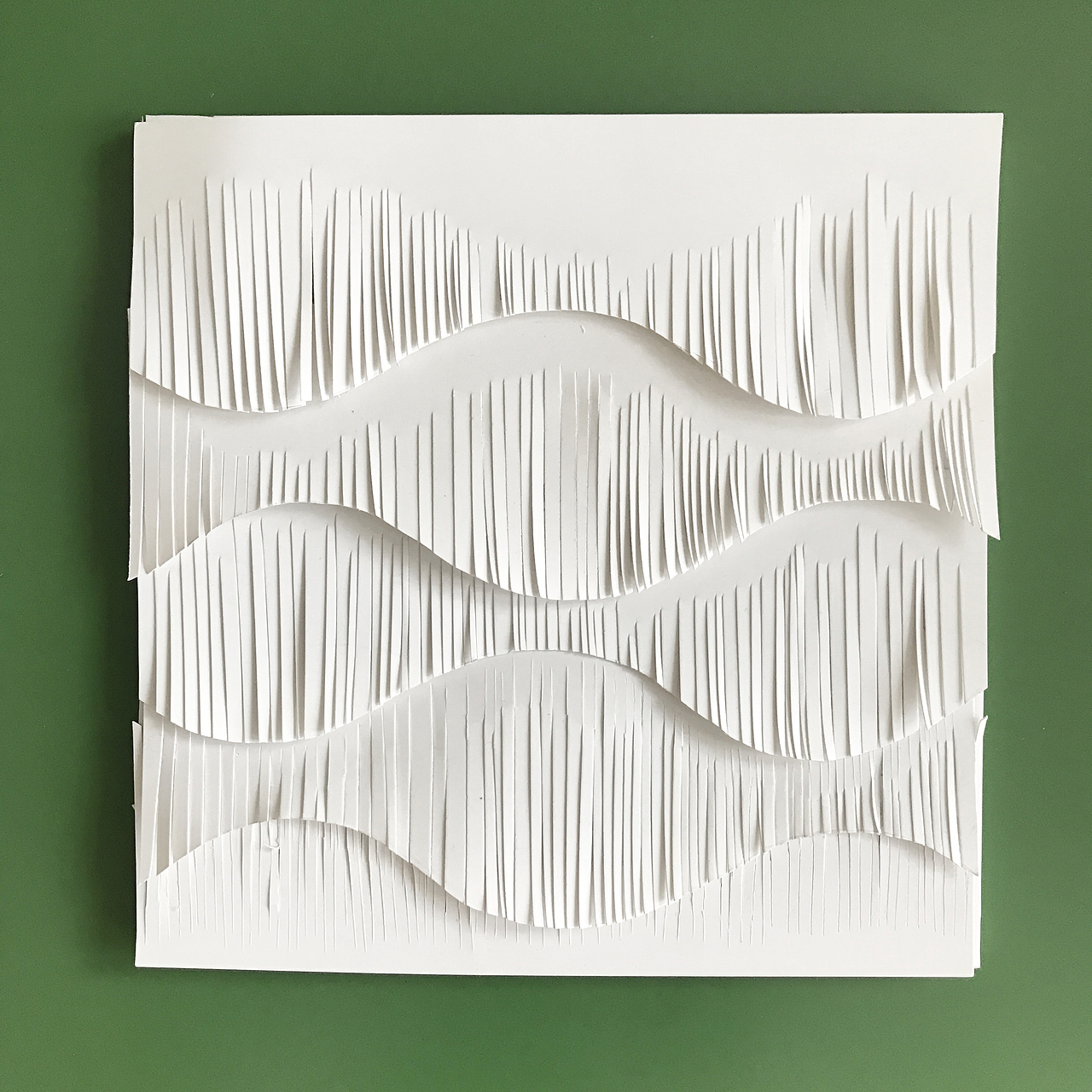 纸材立体构成纤纤流苏