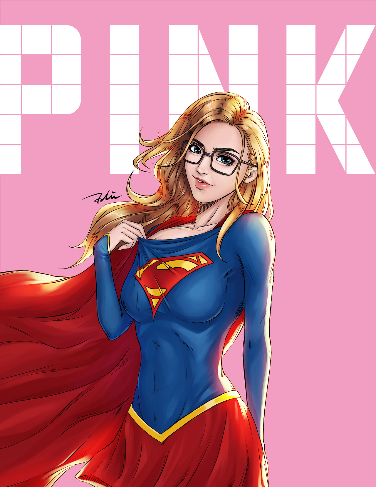 supergirl 同人|插画|新锐潮流插画|tz_art - 原创