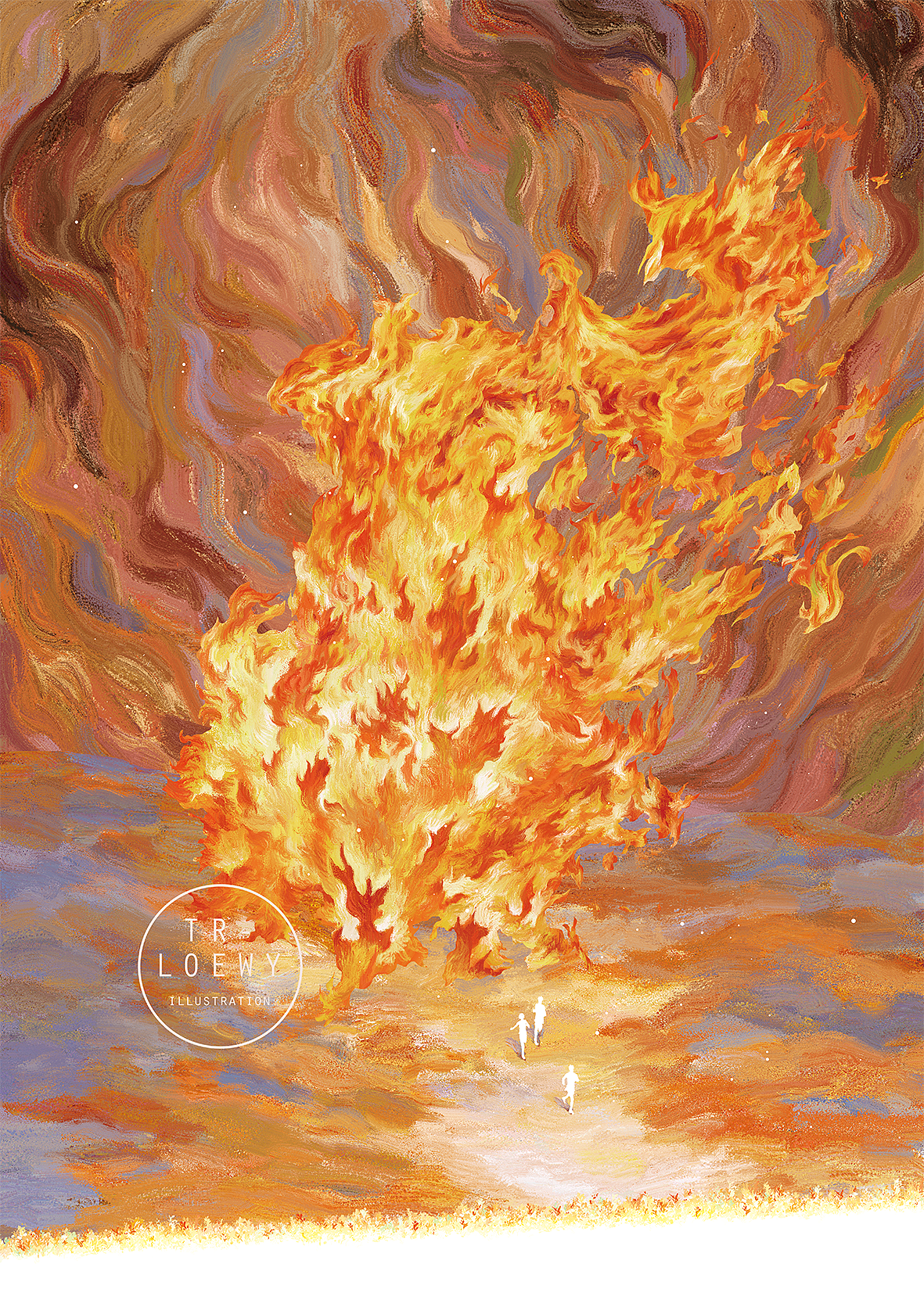 小说焰火南寻封面插画（图ZMjcwMjg4ODM2） - 商业插画 - 站酷设计师插画师陶然原创素材 - 站酷ZCOOL