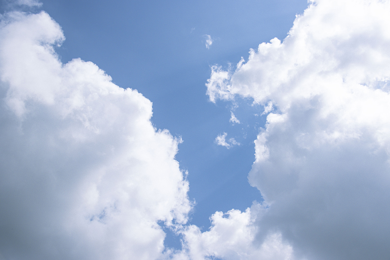 蓝天白云 美的不像真的