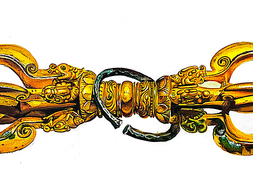 纯手绘水彩金刚杵（个人主页-ZNDI1NjcxNjQ=） - 绘画 - 站酷设计师夕xi原创素材 - 站酷ZCOOL