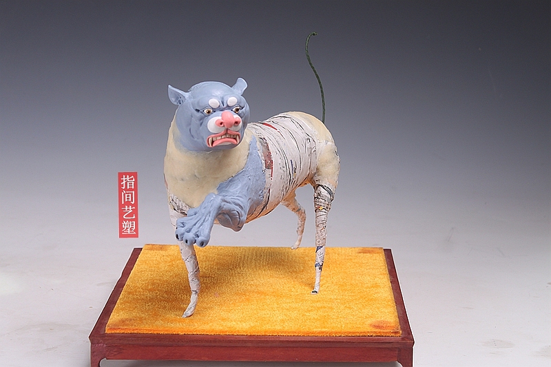 贺加贵面塑软陶（文殊菩萨）