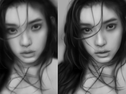 伊绘学员素描头像临摹照片作业展示