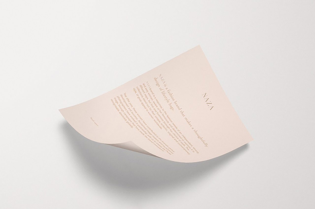 字體極簡化，塑造大牌感 | NAZA時尚女裝（圖ZMjMwODI3NTIw） - Logo - 站酷設(shè)計師腦洞星球策略設(shè)計原創(chuàng)素材 - 站酷ZCOOL