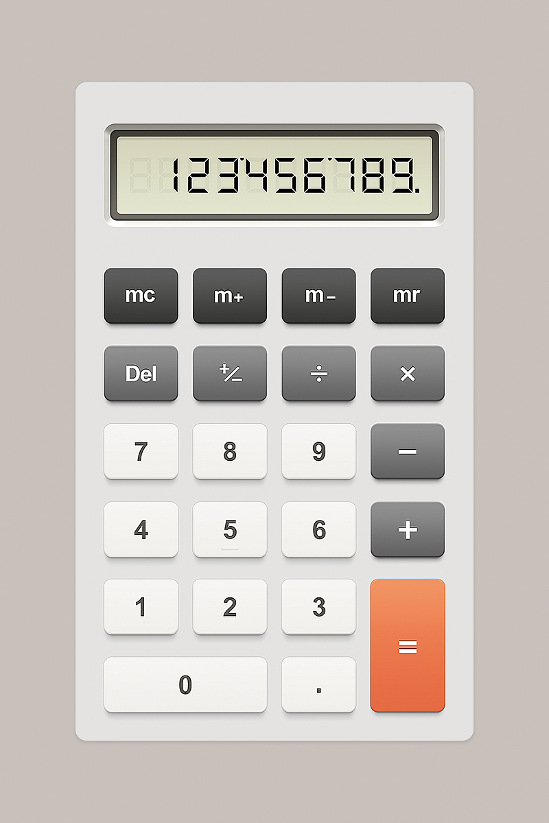 smartisan计算器|ui|app界面|maxd010_原创作品-站酷zcool