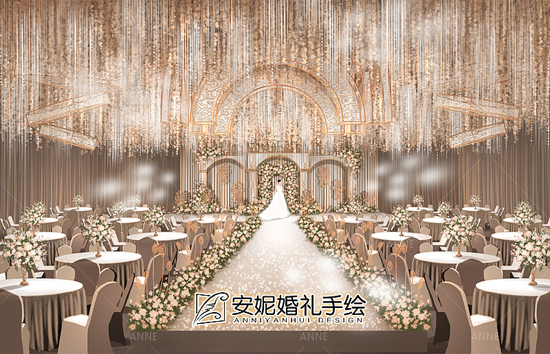 明 | 安妮婚礼手绘