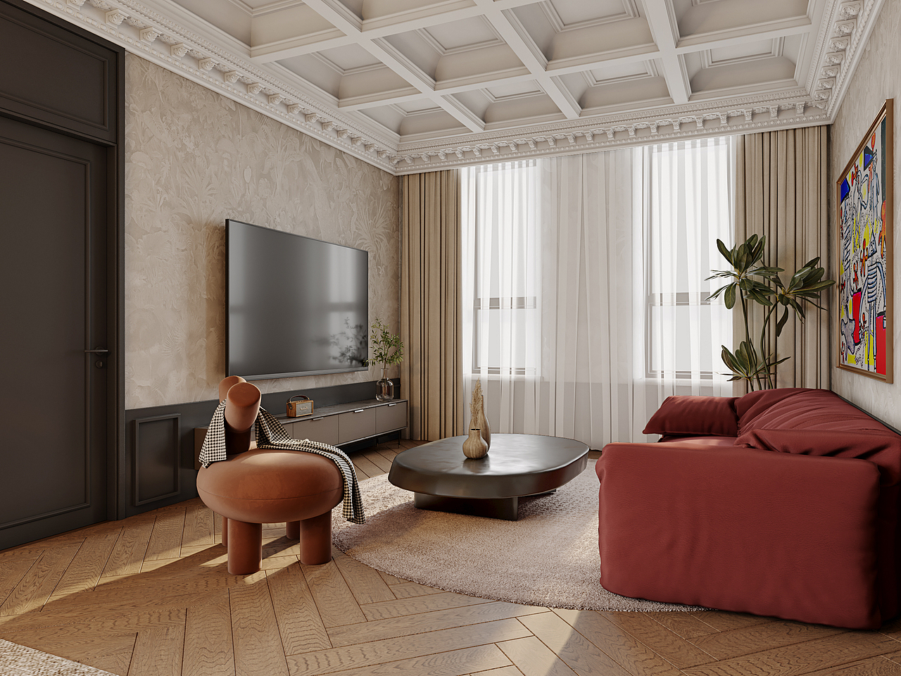 现代家装（图ZMjY2NDQ1MTU2） - 家装设计 - 站酷设计师静静表现原创素材 - 站酷ZCOOL