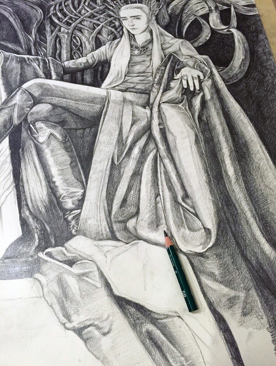 瑟兰迪尔(素描)