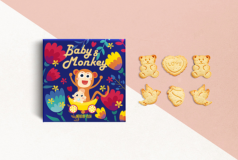 【爱哆哆】诞生礼包装设计 喜饼包装设计（图ZNjgzMzU4NjQ=） - 包装 - 站酷设计师BANSIRFUN原创素材 - 站酷ZCOOL