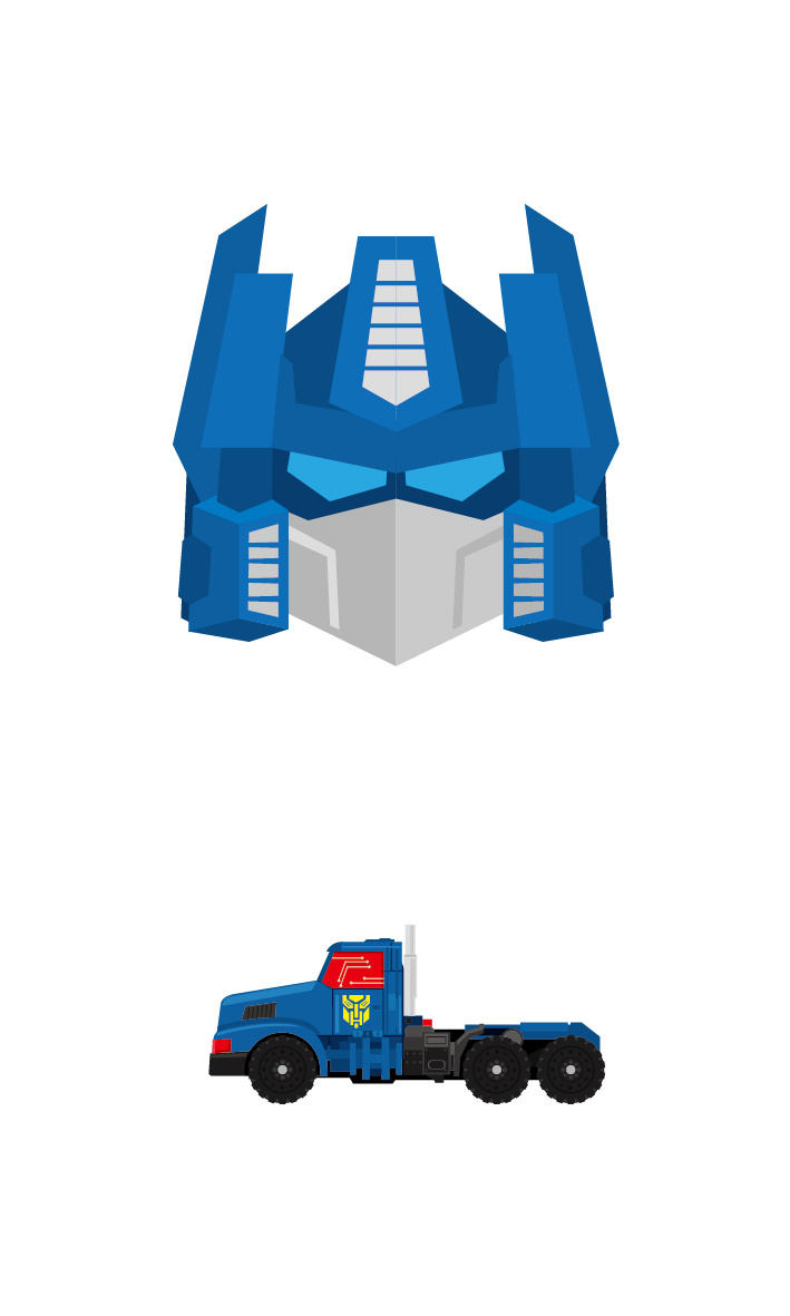 变形金刚矢量化|插画|创作习作|柳君 - 原创作品 - 站酷 (zcool)