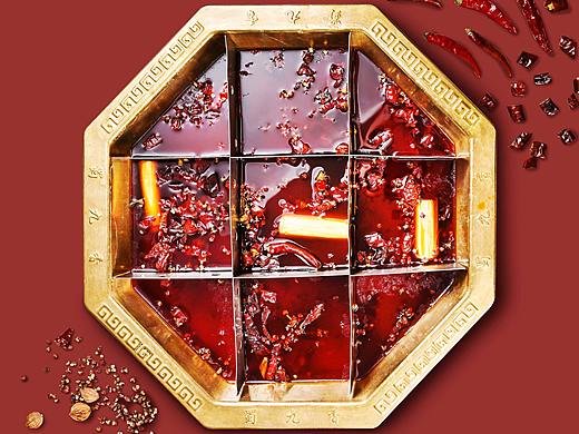 蜀九香火锅拍摄