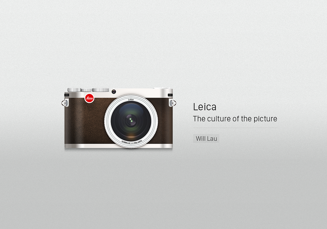 莱卡相机写实【1P】