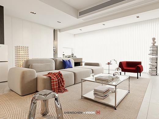 現(xiàn)代客餐廳丨盛宸空間設計效果表現(xiàn)（個人主頁-ZNTgyNjcxMjg=） - 家裝設計 - 站酷設計師盛宸視覺原創(chuàng)素材 - 站酷ZCOOL