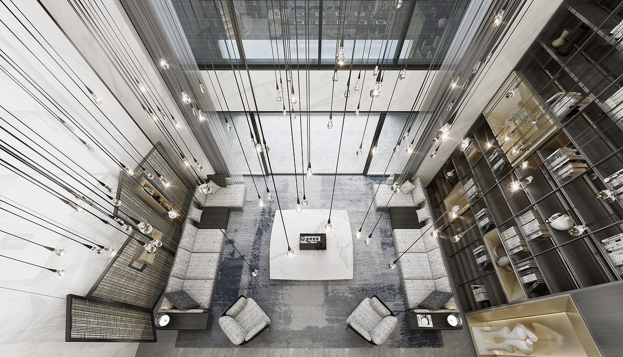 SD丨隆腾盛世9#255户型 复式样板房设计