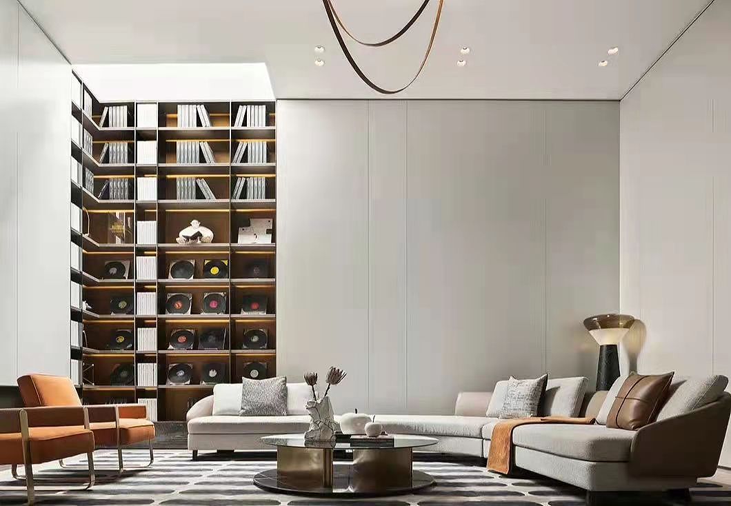 现代风别墅|高级黑白灰尽显时尚格调