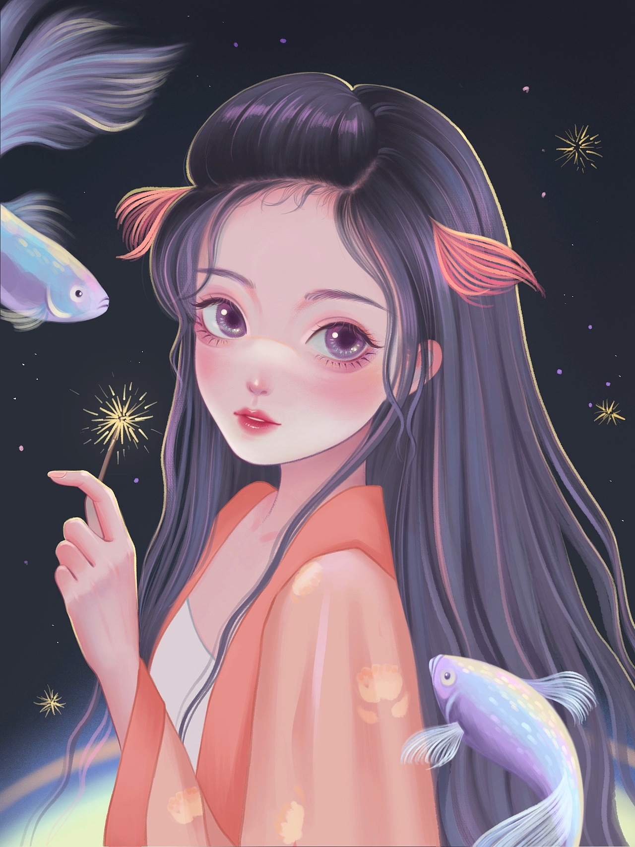 郁色古风少女 / 插画合集（图ZMjg2MzQyMDY4） - 商业插画 - 站酷设计师沁园的圈圈原创素材 - 站酷ZCOOL