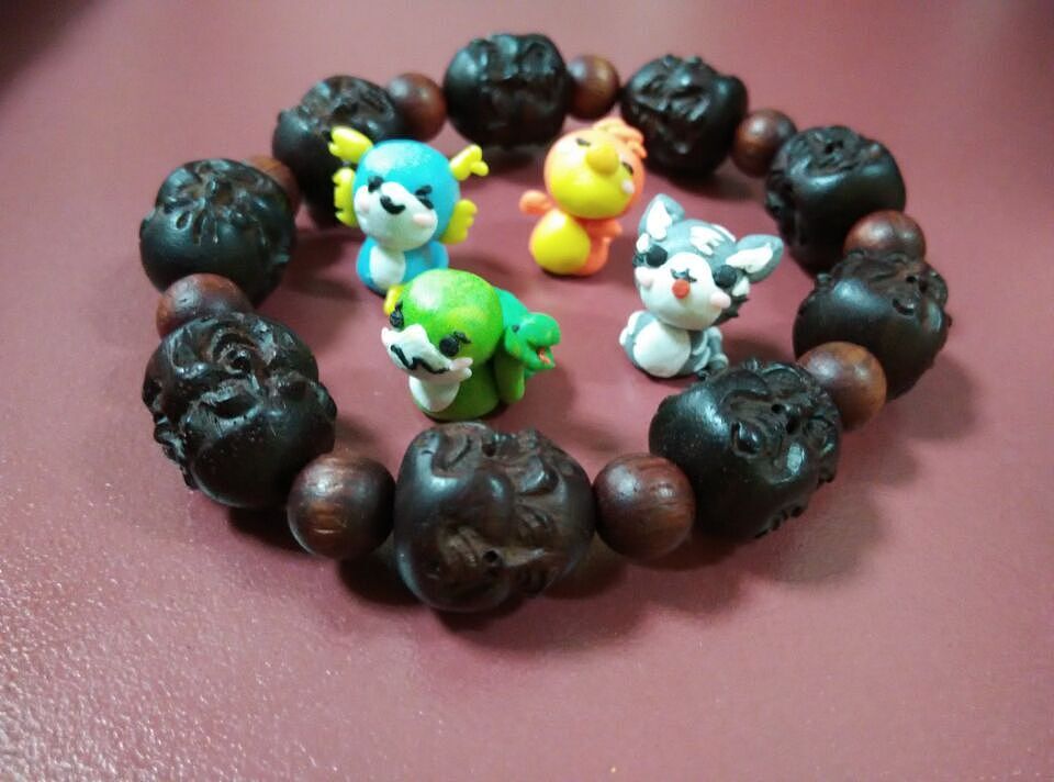 四大神兽 (陶泥制作)n_n