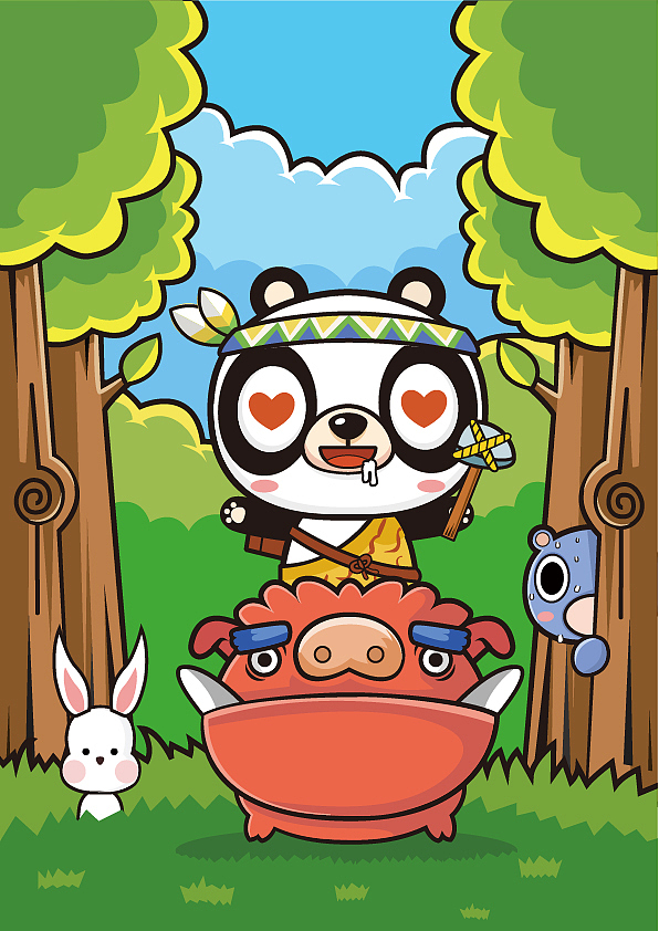 插画练习（临摹）（图ZNjM0MDI5Njg=） - 商业插画 - 站酷设计师奕奕Kain原创素材 - 站酷ZCOOL