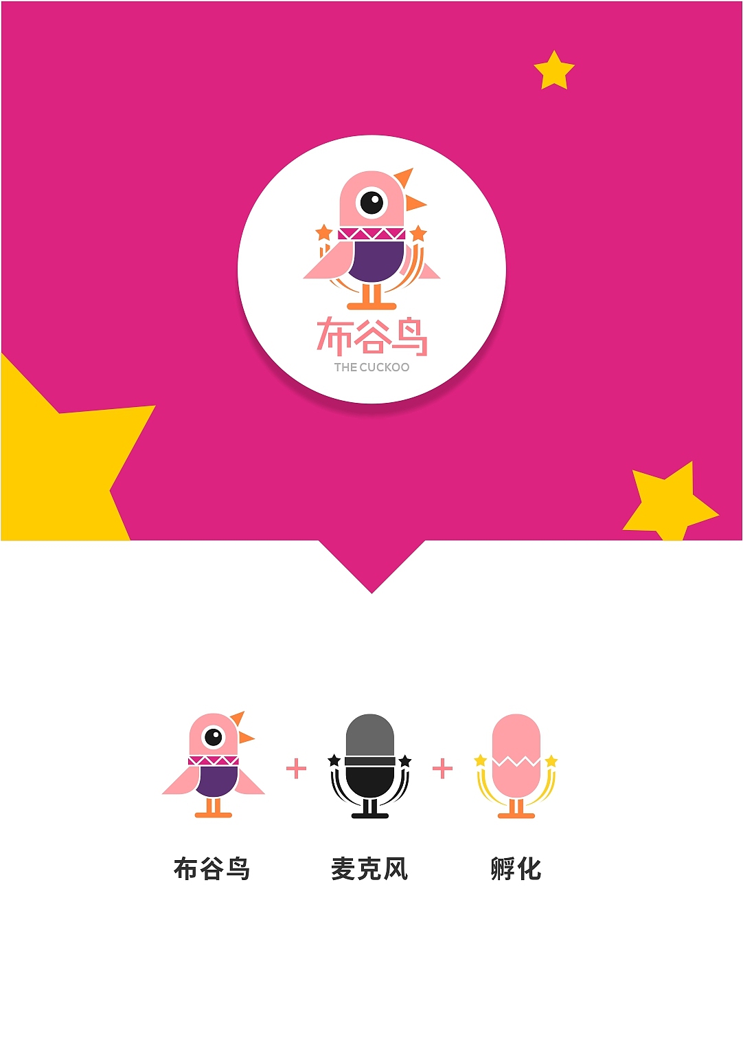 布谷鸟 | 艺术培训中心LOGO设计提案（图ZMTA0MDkyNDIw） - Logo - 站酷设计师设绘主义青年原创素材 - 站酷ZCOOL