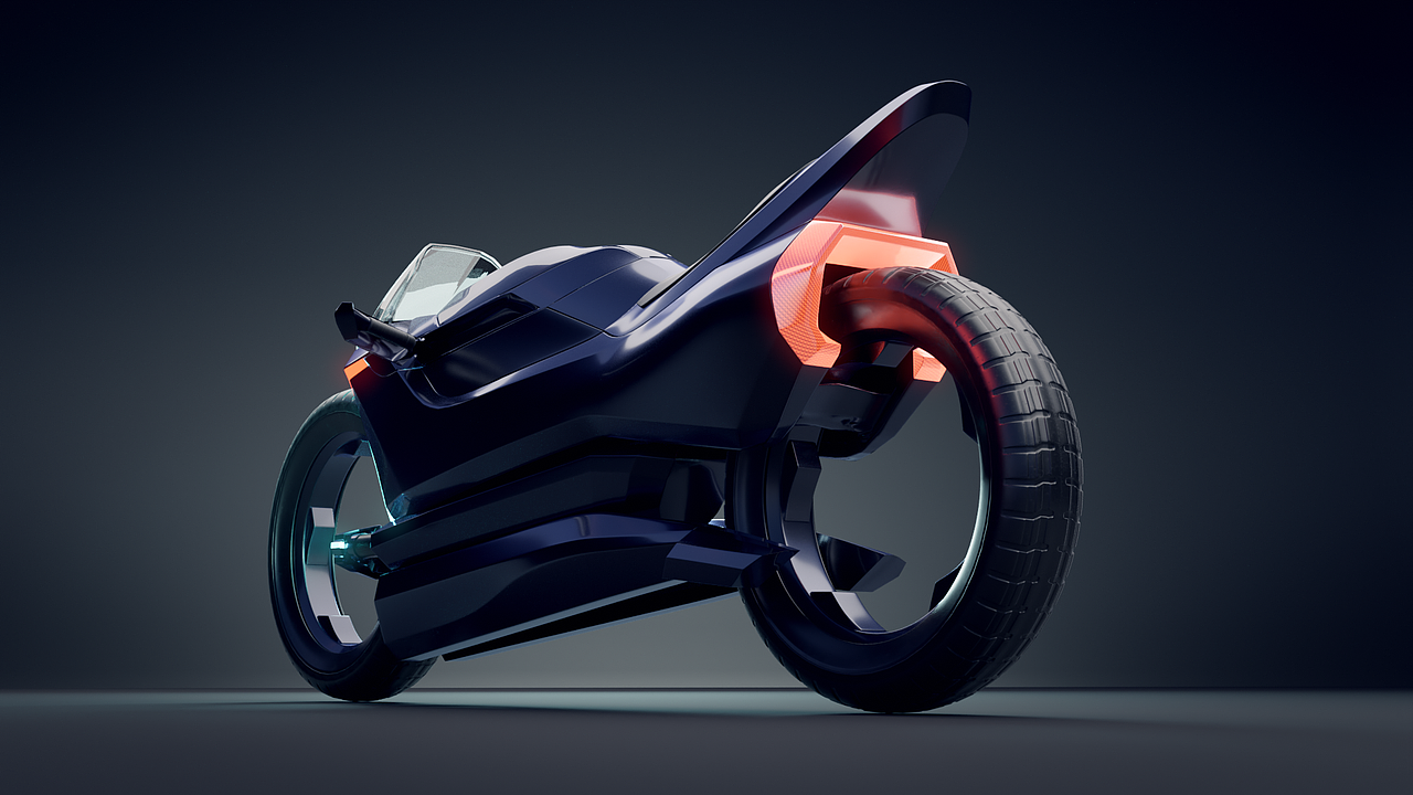 x-ring未来电动摩托车设计
