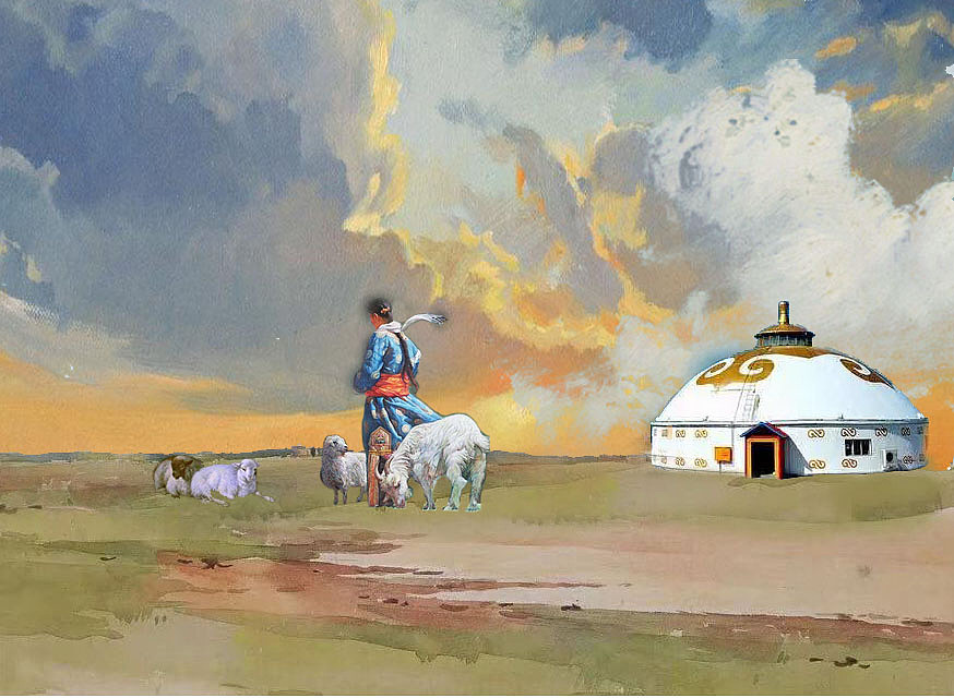 内蒙古-梦中的额尔古纳（图ZMTI5MjQ4MzQ0） - 海报 - 站酷设计师羽伽音原创素材 - 站酷ZCOOL