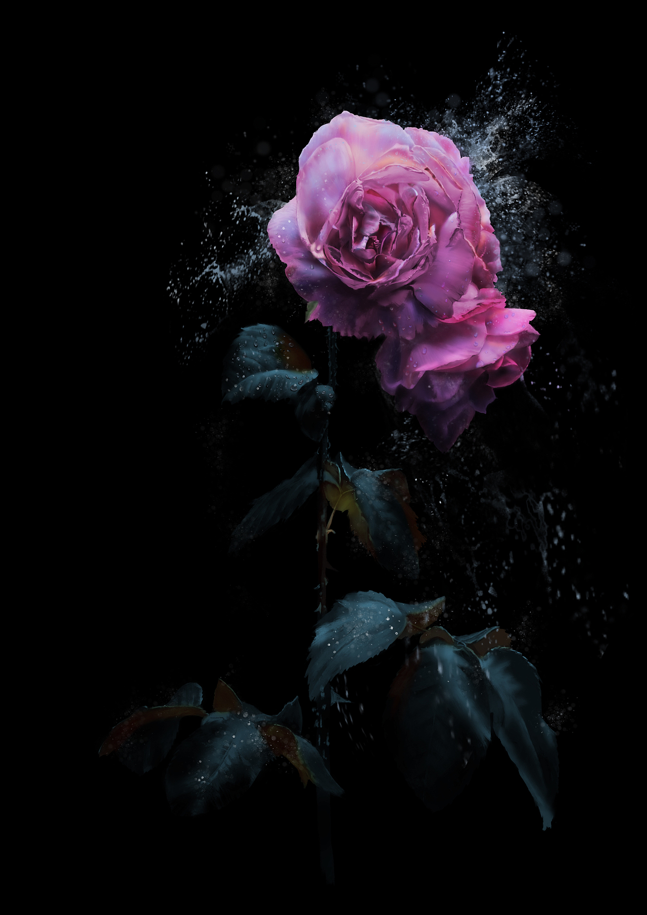 花（图ZMTk0NjEyNDg4） - 艺术插画 - 站酷设计师画戟宸枭原创素材 - 站酷ZCOOL