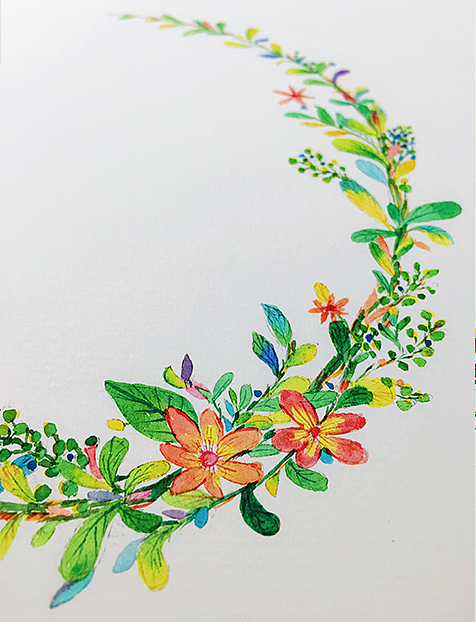 花环（图ZNzE4MDE3NjQ=） - 商业插画 - 站酷设计师鱼儿插画原创素材 - 站酷ZCOOL