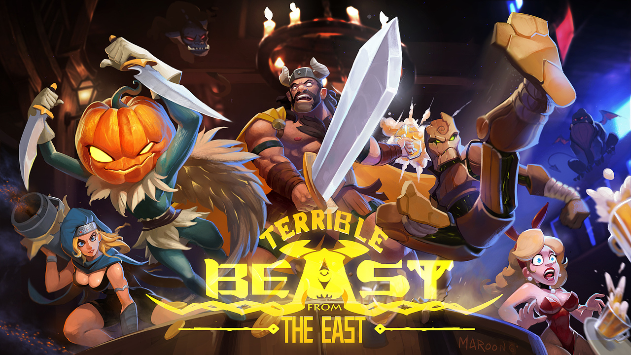 Terrible Beast from the East（图ZMTUxNDYzODky） - 商业插画 - 站酷设计师Maroon666原创素材 - 站酷ZCOOL