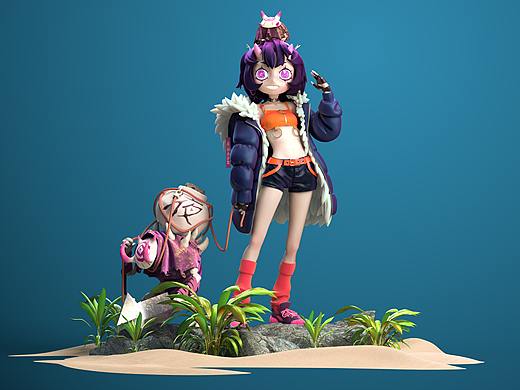 角色练习（个人主页-ZNDQ0MDUwNDQ=） - 人物/生物 - 站酷设计师画话哎呀原创素材 - 站酷ZCOOL